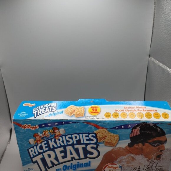 Michael Phelps 2008 Olympics Rice Krispies Treats (Box Only) - Picture 6 of 6